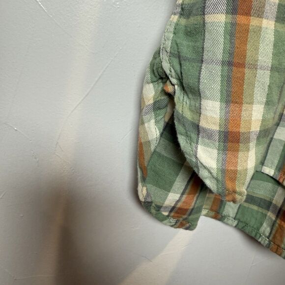 Ralph Lauren Denim & Supply RL Utility Green Plaid Shirt Women's Size Medium - Picture 9 of 11